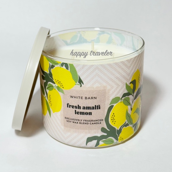 FRESH AMALFI LEMON 3 Wick Candle - Picture 2 of 3